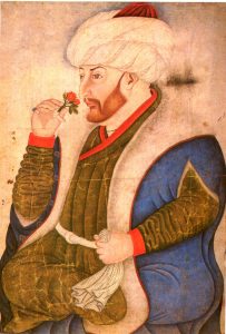 An Iconographic Reading in Ottoman Miniature Art: The Portrait of “Mehmed the Conqueror Smelling a Rose” and the Symbolism of the Gül-i Muhammedî