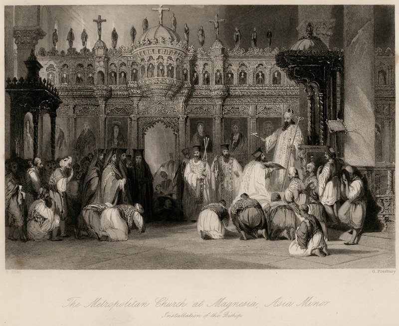 The Metropolitan Church at Magnesia (Manisa) 2 mirasium thomas allom 0038