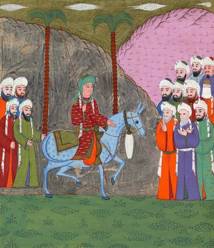 Hz.Ali (a.s.)'ye Kureyş kabilesinden bir heyet yaklaşır ve ondan Hz.Muhammed (s.a.v.)'e dönmemesini ister.